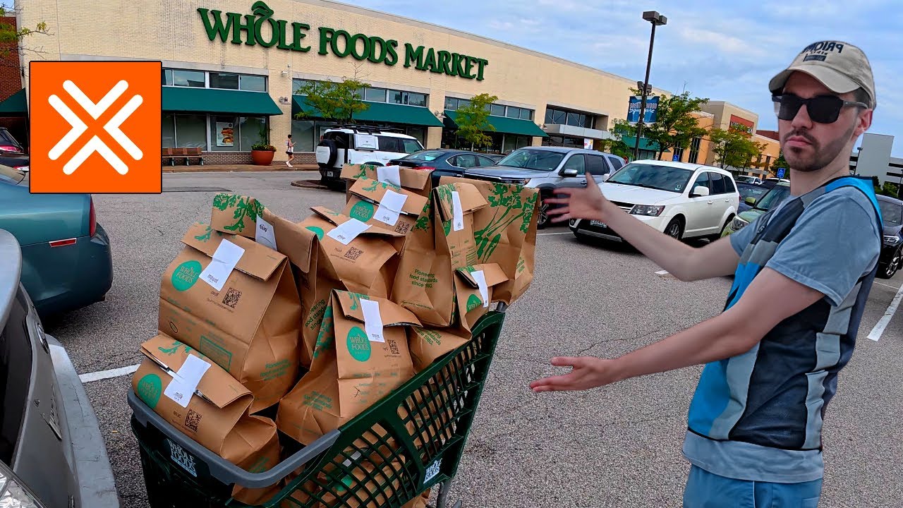 INSANE Amazon Whole Foods Deliveries - 76 Bags, 2 Routes!