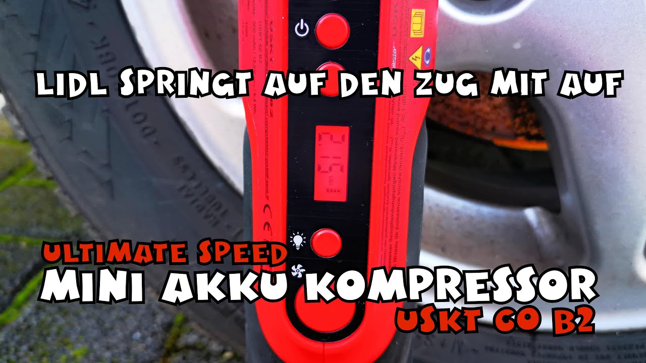 ULTIMATE SPEED® Akku Kompressor tragbar SKT 60 B2