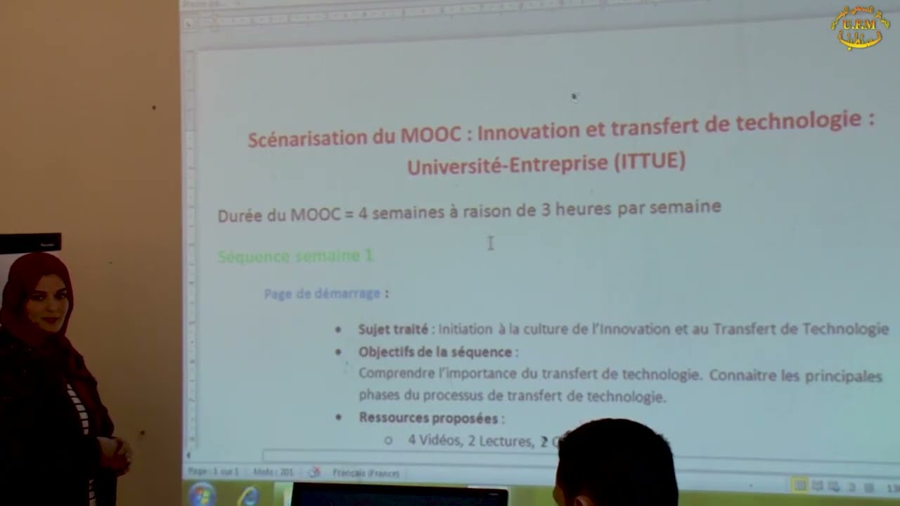 Conception des Contenus d'une Séquence de Mooc