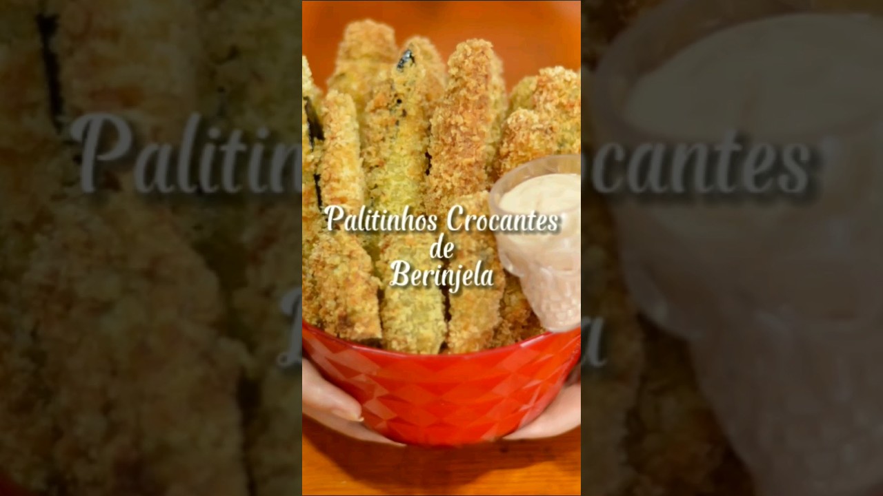 Palitinhos de berinjela | Berinjela temperada 🍆