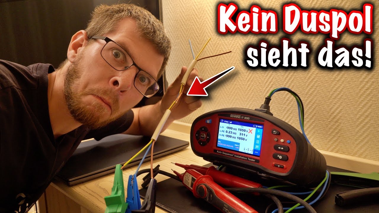 Darum eine Isolationsmessung mit Pr&uuml;fspannung! ElektroM