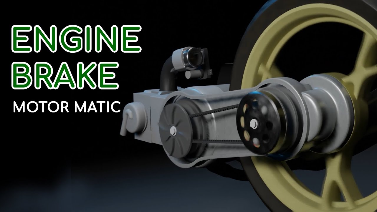 MOTOR MATIC PUNYA ENGINE BRAKE !! Begini Mekanismenya