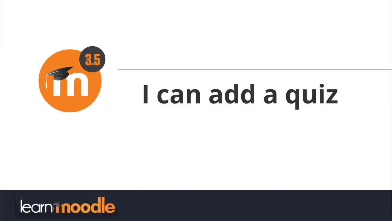 Quiz in Moodle 3.5