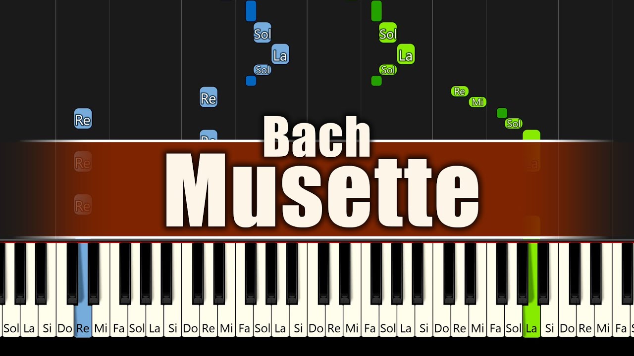Bach - Musette - Piano Tutorial