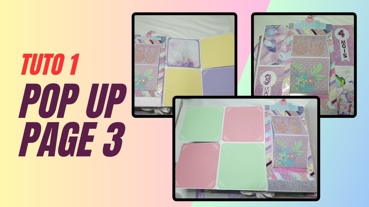 Coffret naissance fille / PAGE 3/TUTO /POP UP1 .