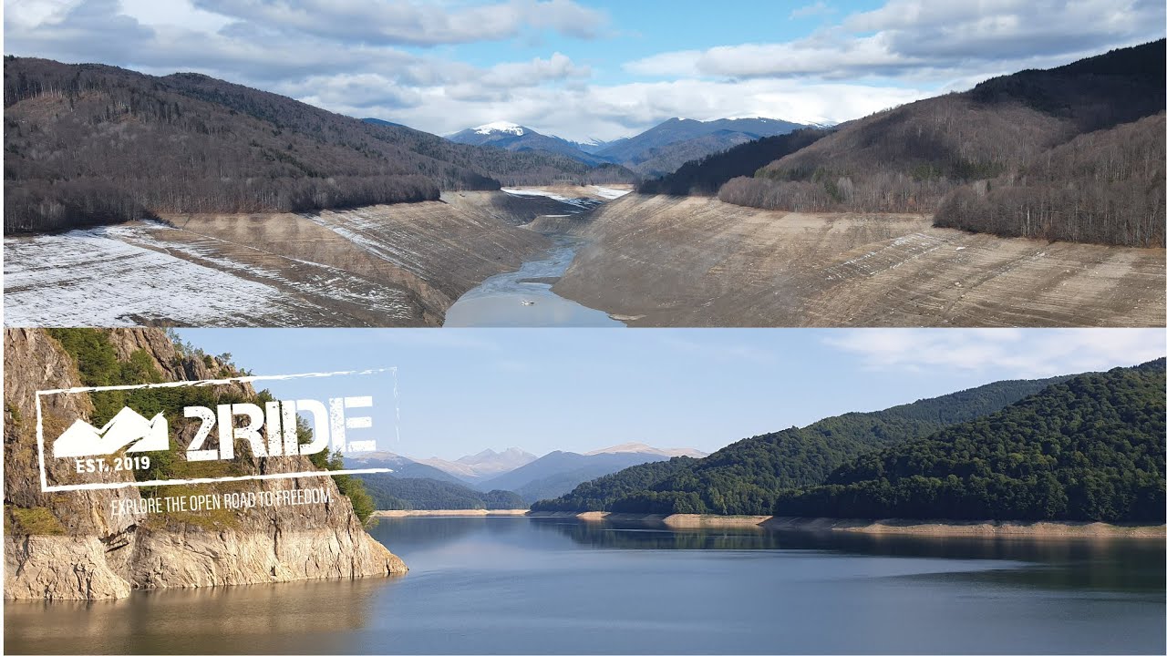 Lacul Vidraru fara apa, Februarie 2026
