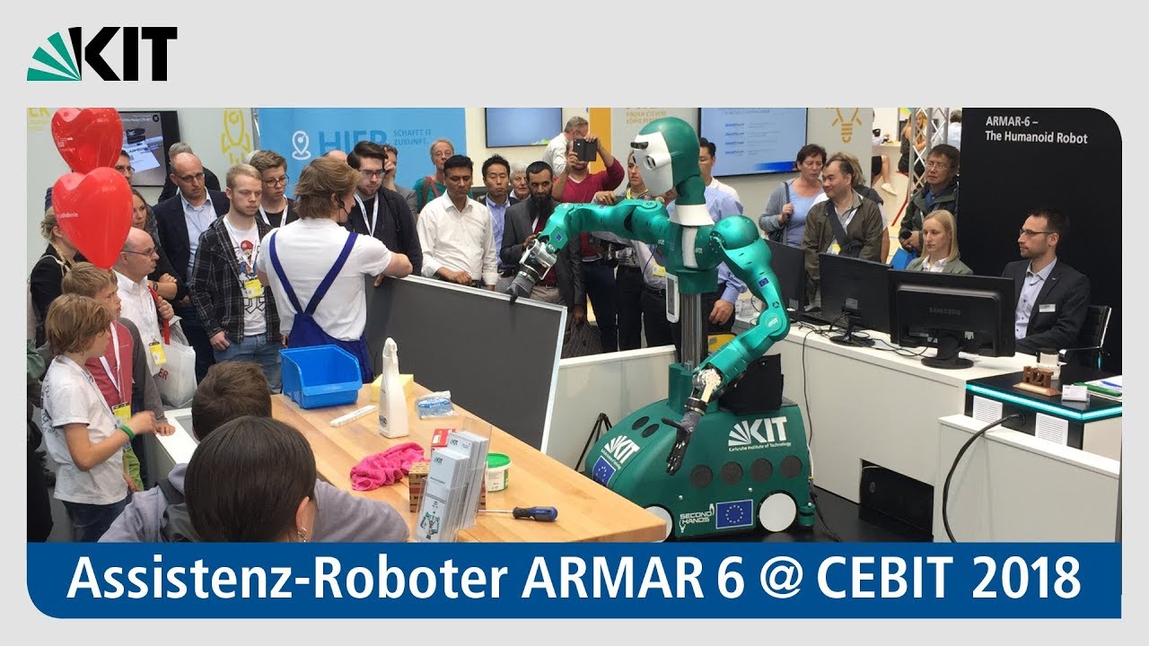 Assistenz-Roboter ARMAR 6 @ CEBIT 2018