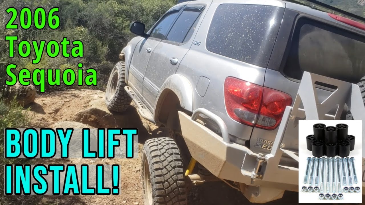 BODY LIFT Install // 1st Gen Toyota Sequoia