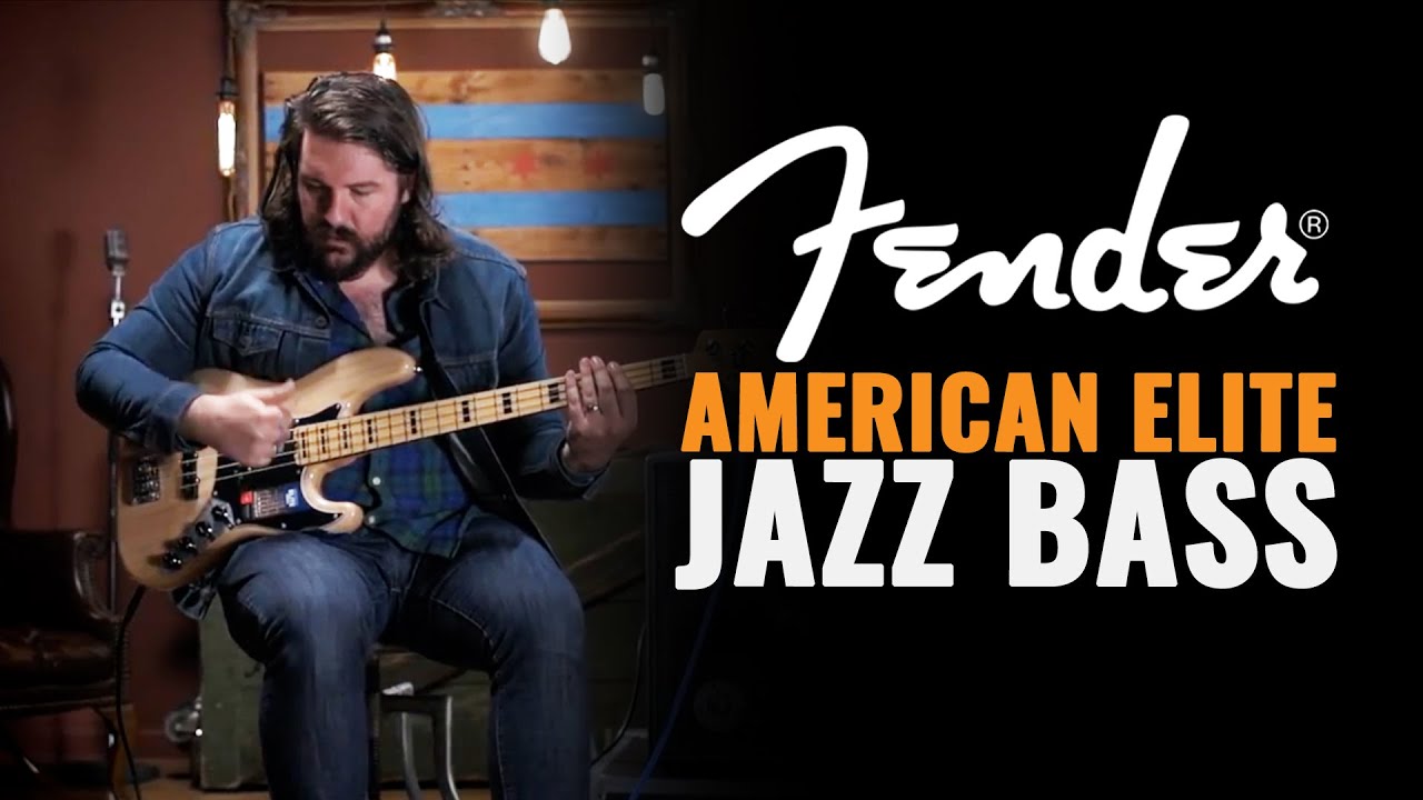 Бас-гитара Fender American Elite Jazz Bass, цвет «ясень натуральный» | Демонстрация оборудования ...
