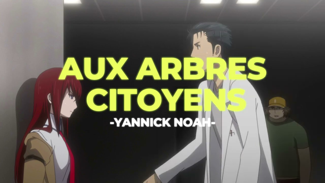 🌲Aux Arbres citoyens - Yannick Noah (Slowed+Reverb)