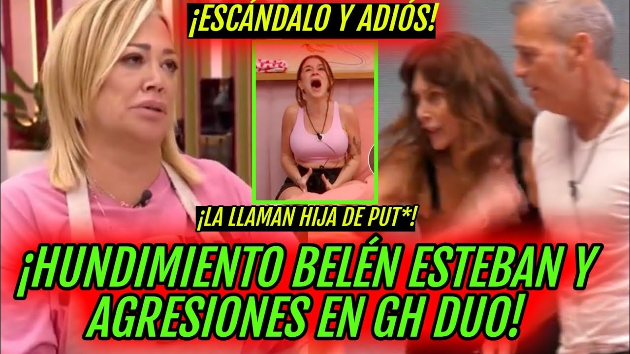 👎TRÁGICO HUNDIMIENTO BELÉN ESTEBAN Y TOP CHEF Y AGRESIONES Y TONGO GH DÚO CONTRA CRISTINA PIAGET HOY