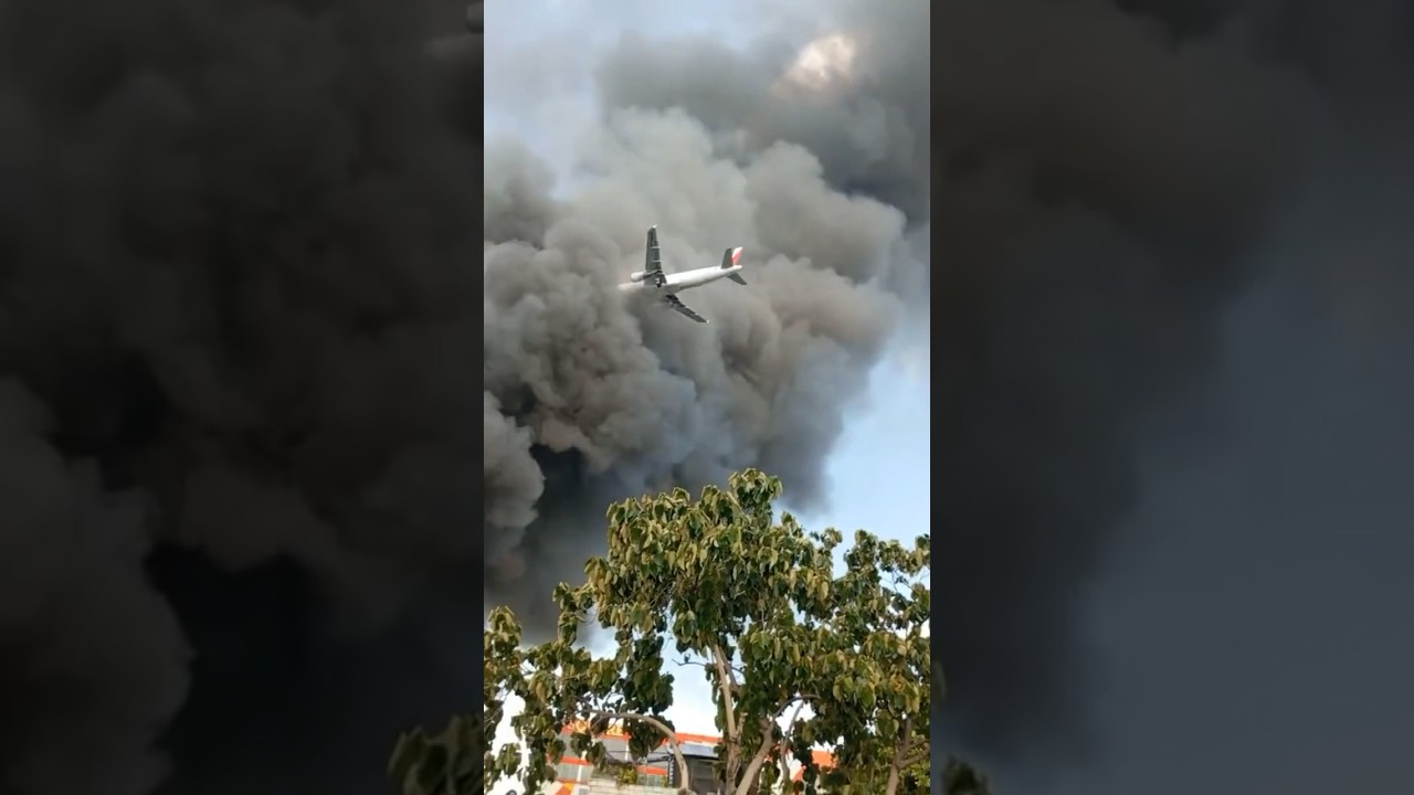 Eroplano na ata yung pumutok ah #PAL #sunog #viral #trending