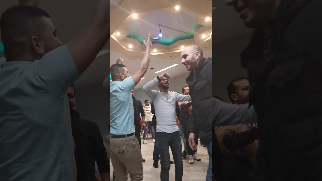عرس شادي ابو عياش شباب اليرموك في برلين وغناء الفنان ابو فقير