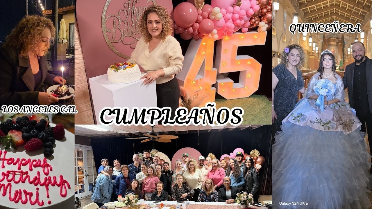  VLOGS 3  🎂FESTEJANDO MI CUMPLEAÑOS EN LOS ANGELES CAL #cumpleanos #blogsvlogs #vlogs #familia 