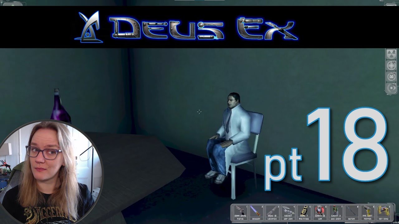 Let's Play Deus Ex (2000) [18] [Blind] Catacombs to Cafes