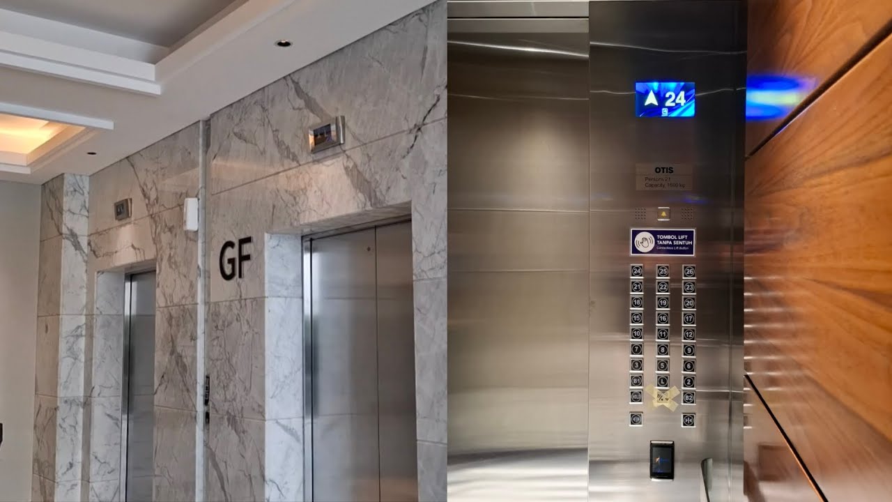 OTIS Traction Elevator at Kino Tower Alam Sutera, Tangerang