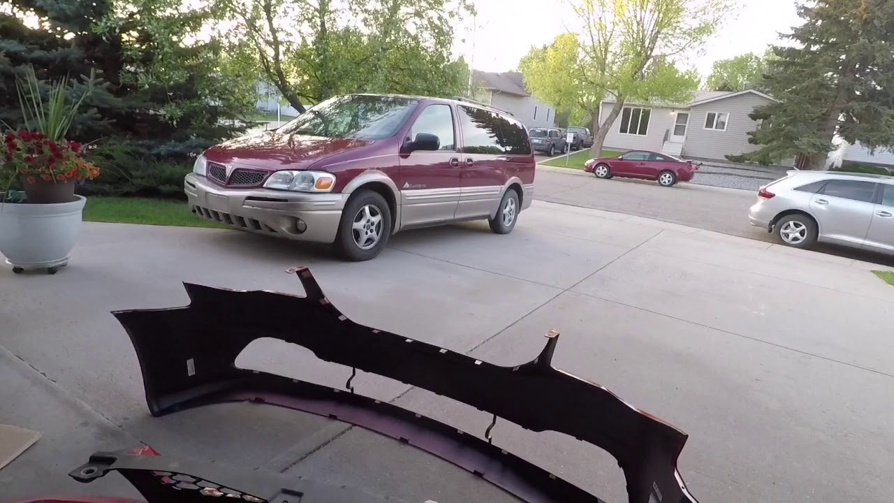 Dodge Grand Caravan Front Bumper Replacement part 1 of 2