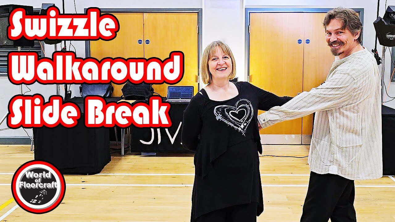 Современный джайв (средний уровень) — Swizzle Walkaround Slide Break