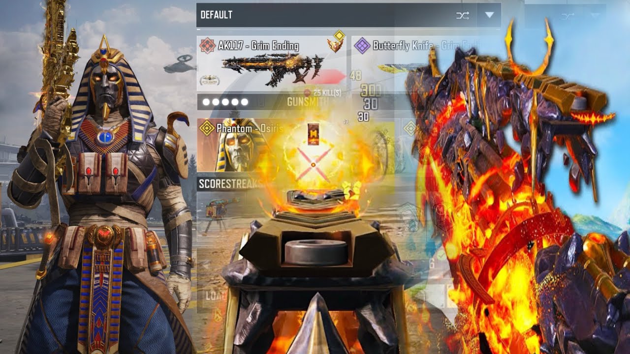 Mythic AK117 Grim Ending is now back with Legendary Phantom - Osiris to drop insane SND, TDm in CODM