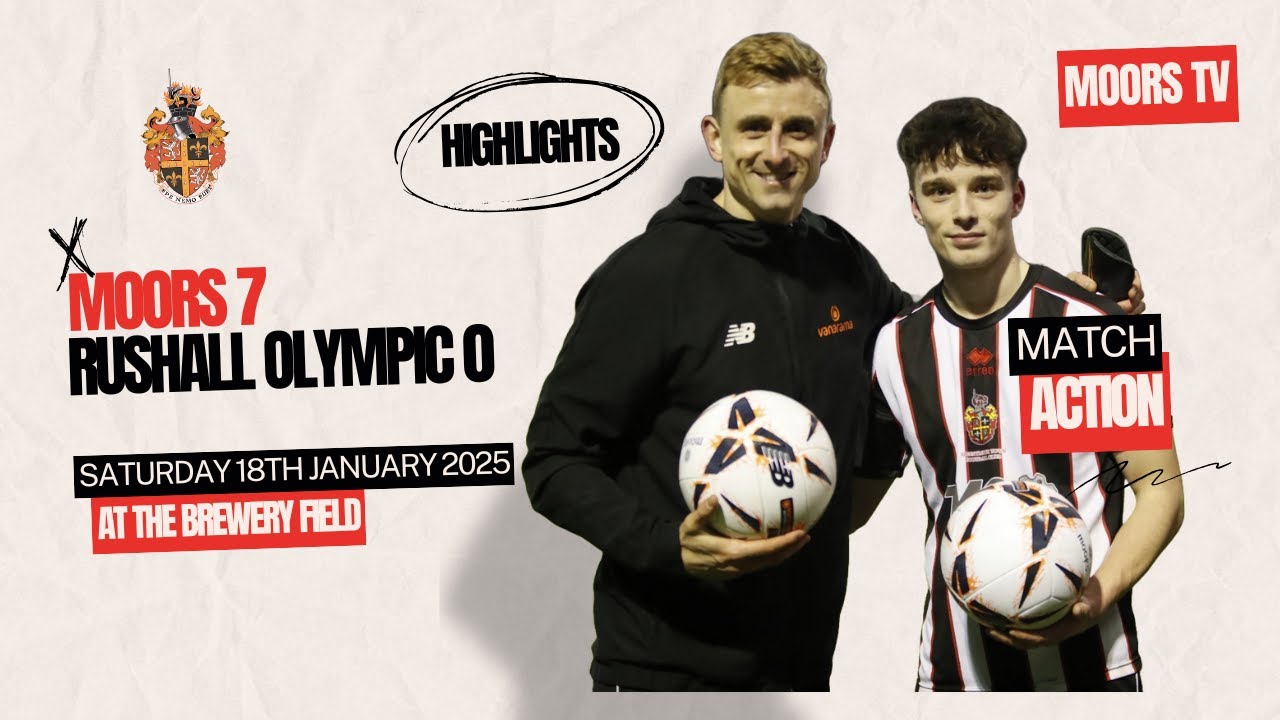 Highlights | Spennymoor Town 7 Rushall Olympic 0