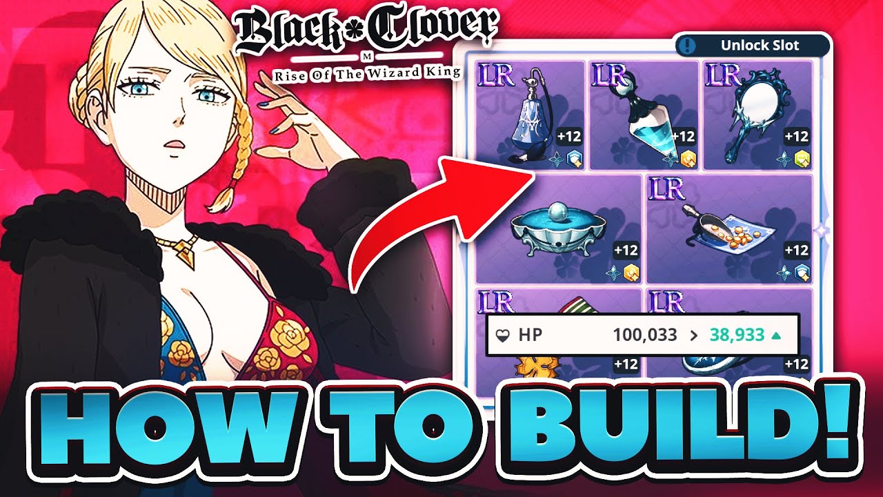 100K HP! HOW TO BUILD YOUR *CEREMONY* CHARLOTTE! Best Teams, Gear & Talents! | Black Clover Mobile