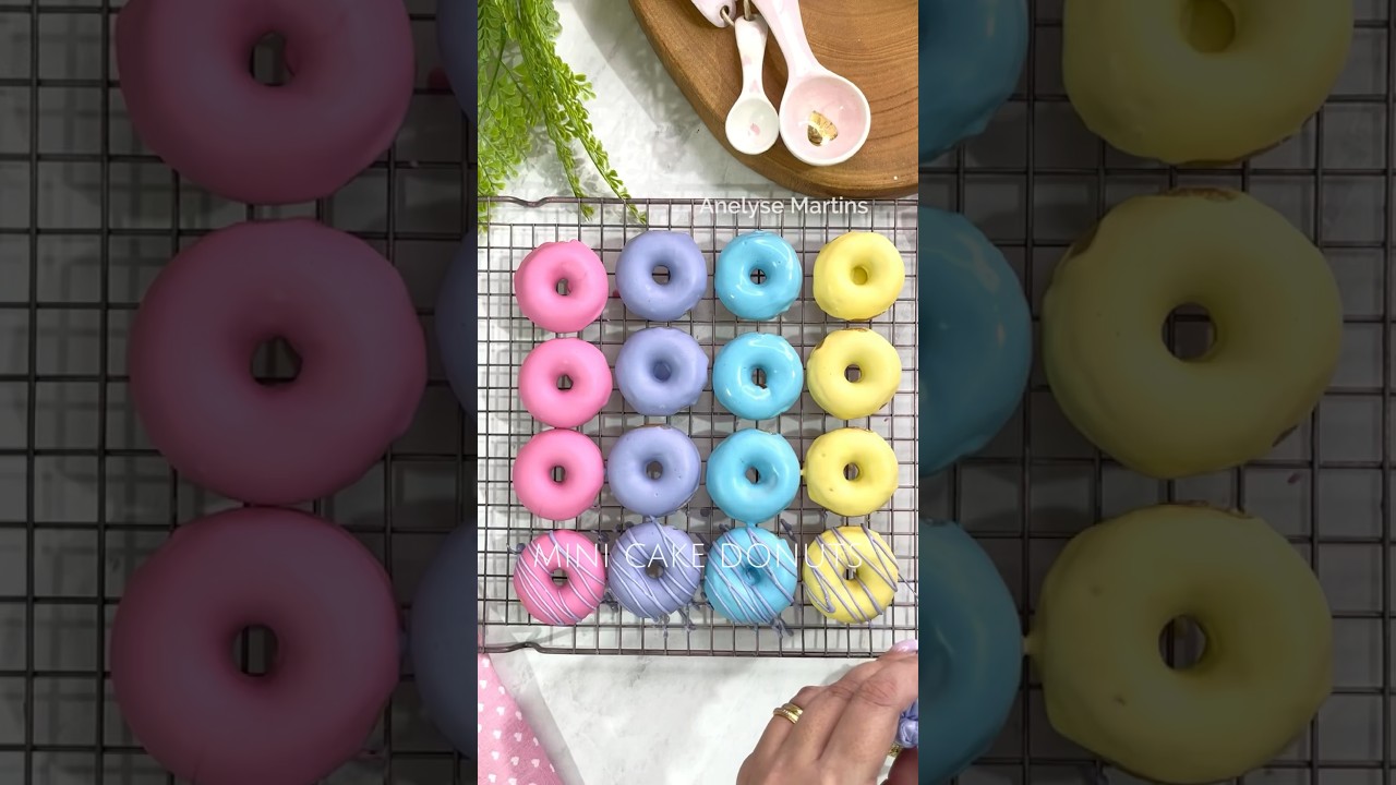 MINI DONUTS - Receita Completa: 👉🏻 