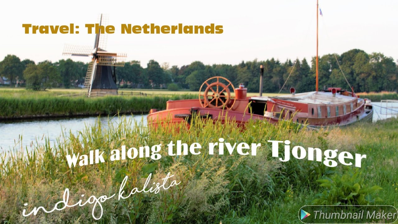 Walking along Tjonger FRIESLAND  - The Netherlands - V#056