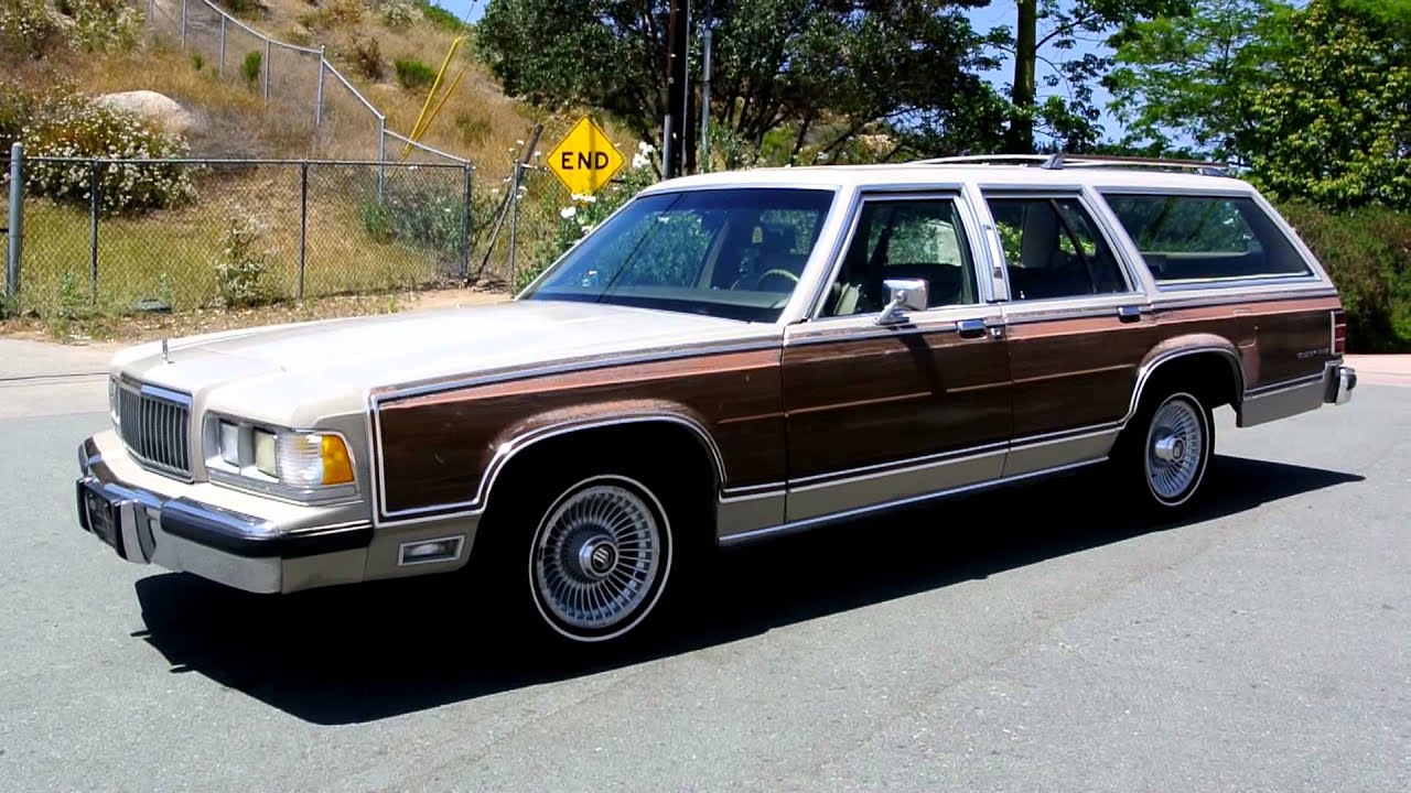 1990 Mercury Grand Marquis Colony Park 1 Owner LS Break Station Wagon Estate