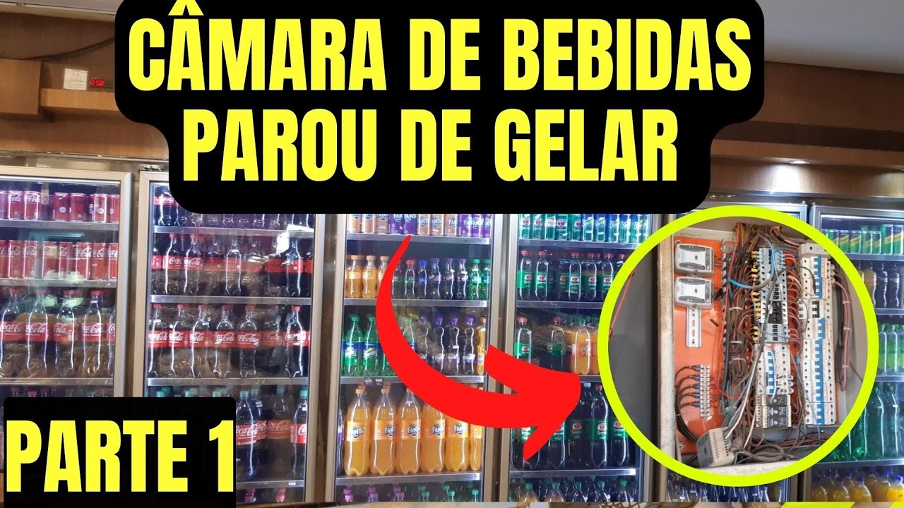 Câmara de bebidas walkin cooler parou de gelar! (encontrando o defeito)
