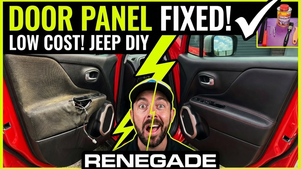 Ремонт внутренней дверной панели Jeep Renegade: пошаговое руководство