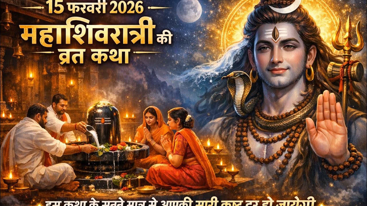 🔱 महाशिवरात्री की व्रत कथा🚩 #महाशिवरात्री #महाशिवरात्री2026 #महाशिवरात्रि #महाशिवरात्रि2026 #व्रतकथा