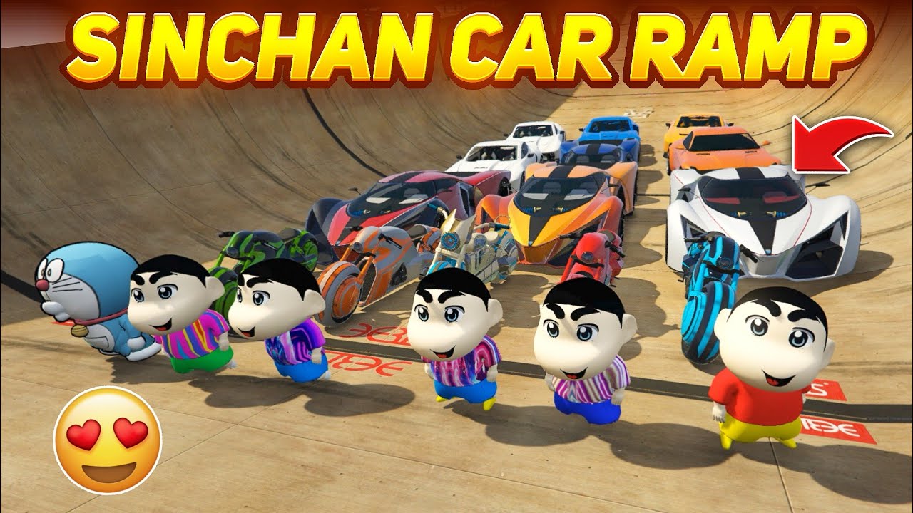 Sinchan Pinchan Kinchan Mega Challenge GRAND THEFT AUTO GTA5