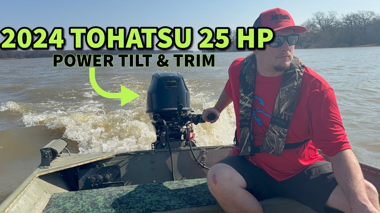 2024 TOHATSU 25 HP ON A 1648 JON BOAT| HOW TO BREAK IN | BRAND NEW MOTOR FROM ONLINEOUTBOARDS.COM