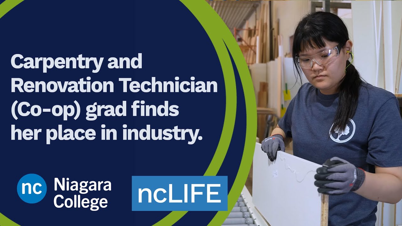 Carpentry and Renovation Technician (Co-op) grad finds her place in industry.