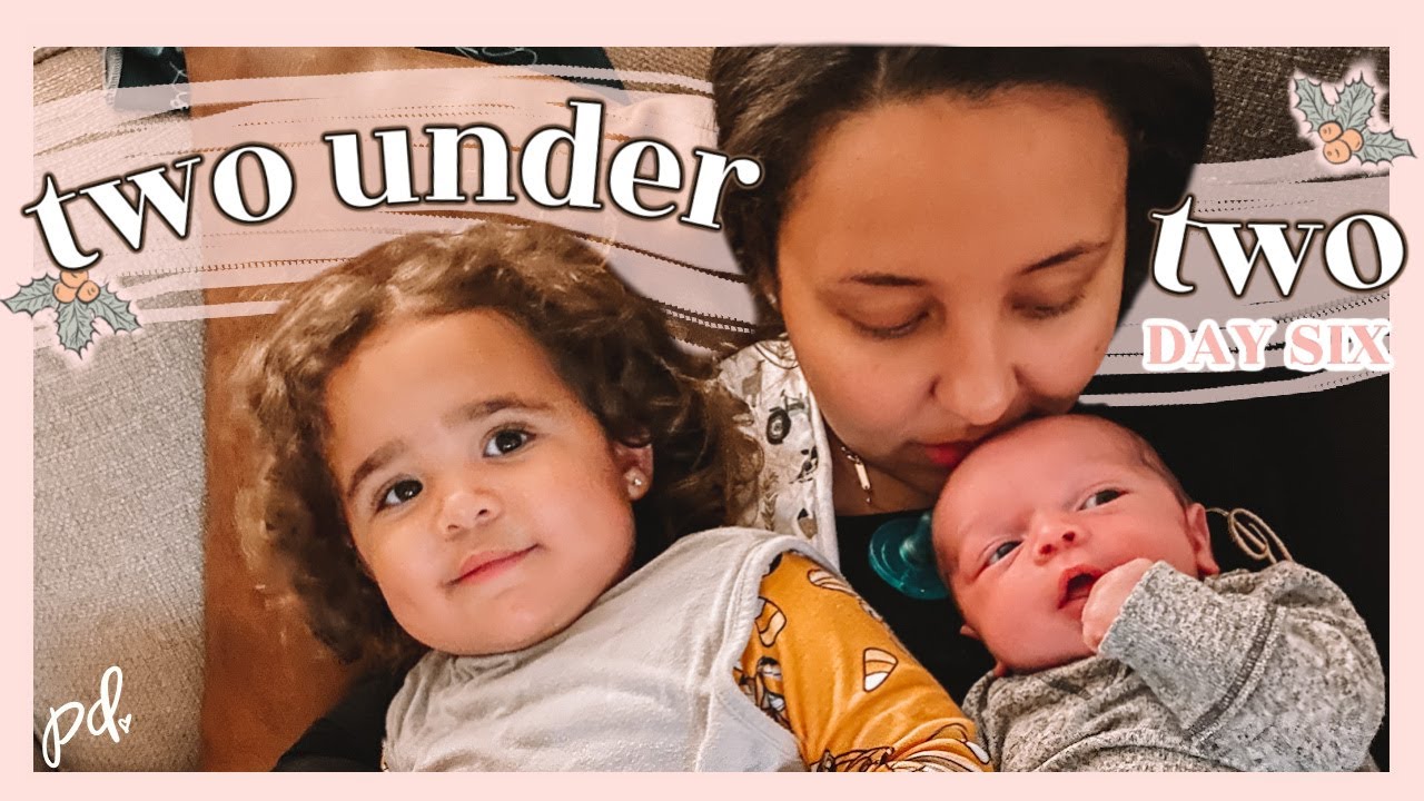 REAL DAY IN THE LIFE WITH A NEWBORN + A TODDLER 👨‍👩‍👧‍👦 | A REAL DAY WITH 2 UNDER 2! | Page Danielle