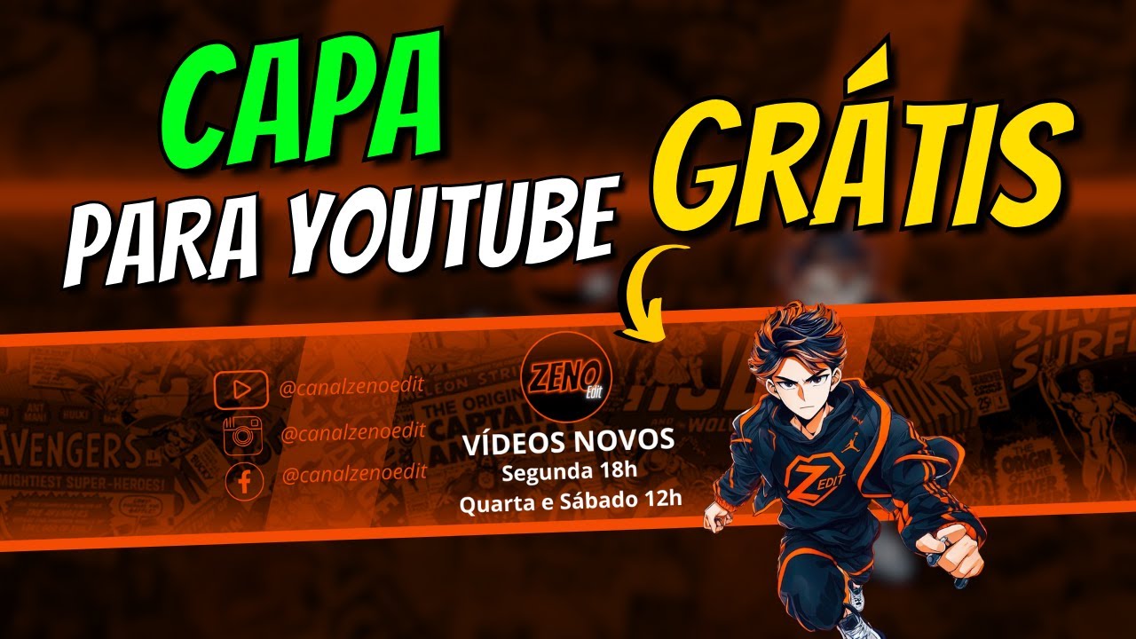 COMO CRIAR CAPA/BANNER GRÁTIS PARA YOUTUBE NO CANVA