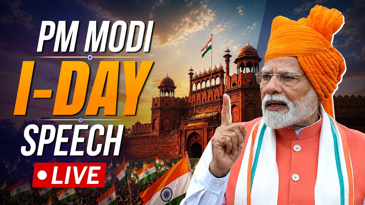 Independence Day 2026 LIVE: PM Modi Speech From Red Fort | 15 August Celebrations | India LIVE