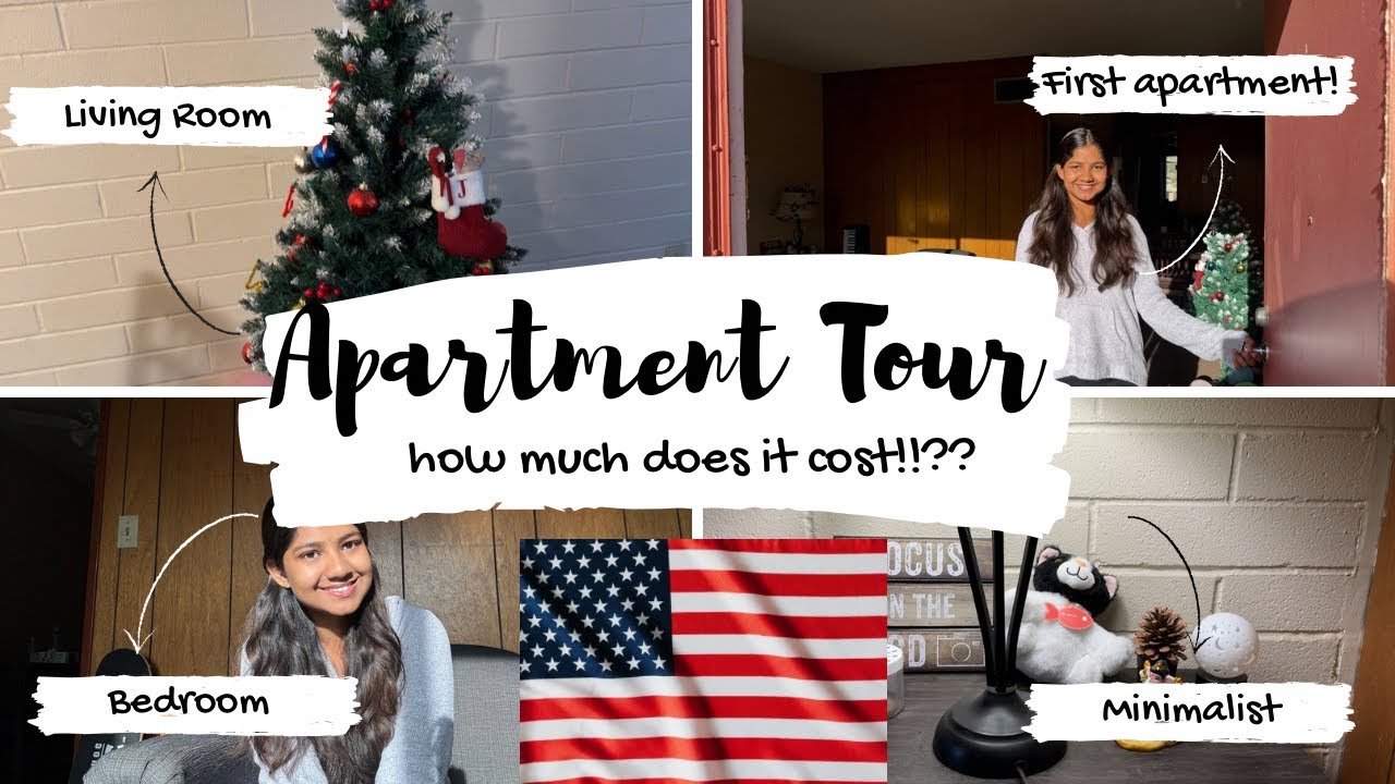 My USA Apartment tour as an International Student | How much I pay for rent + Realistic budget