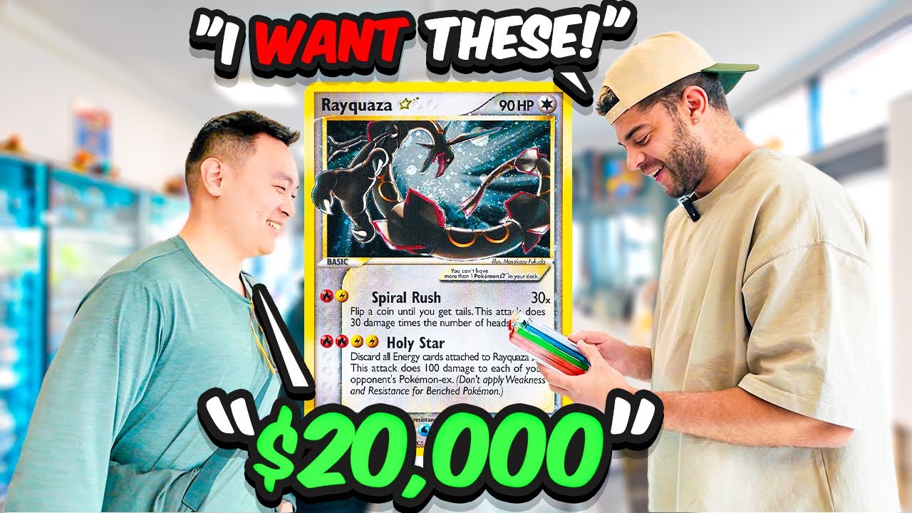 I Wanted To Buy His SECRET $20,000 Pokemon Card Collection! (SHOP POV)