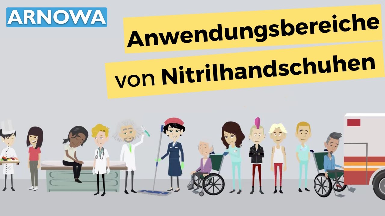 NITRILHANDSCHUHE und ihre ANWENDUNGSBEREICHE - Wo sind sie besonders beliebt? | arnowa.de