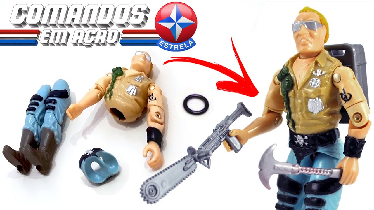 Como Consertar Seu Comandos em A&ccedil;&atilde;o G.I. Joe Estrela e Hasbro