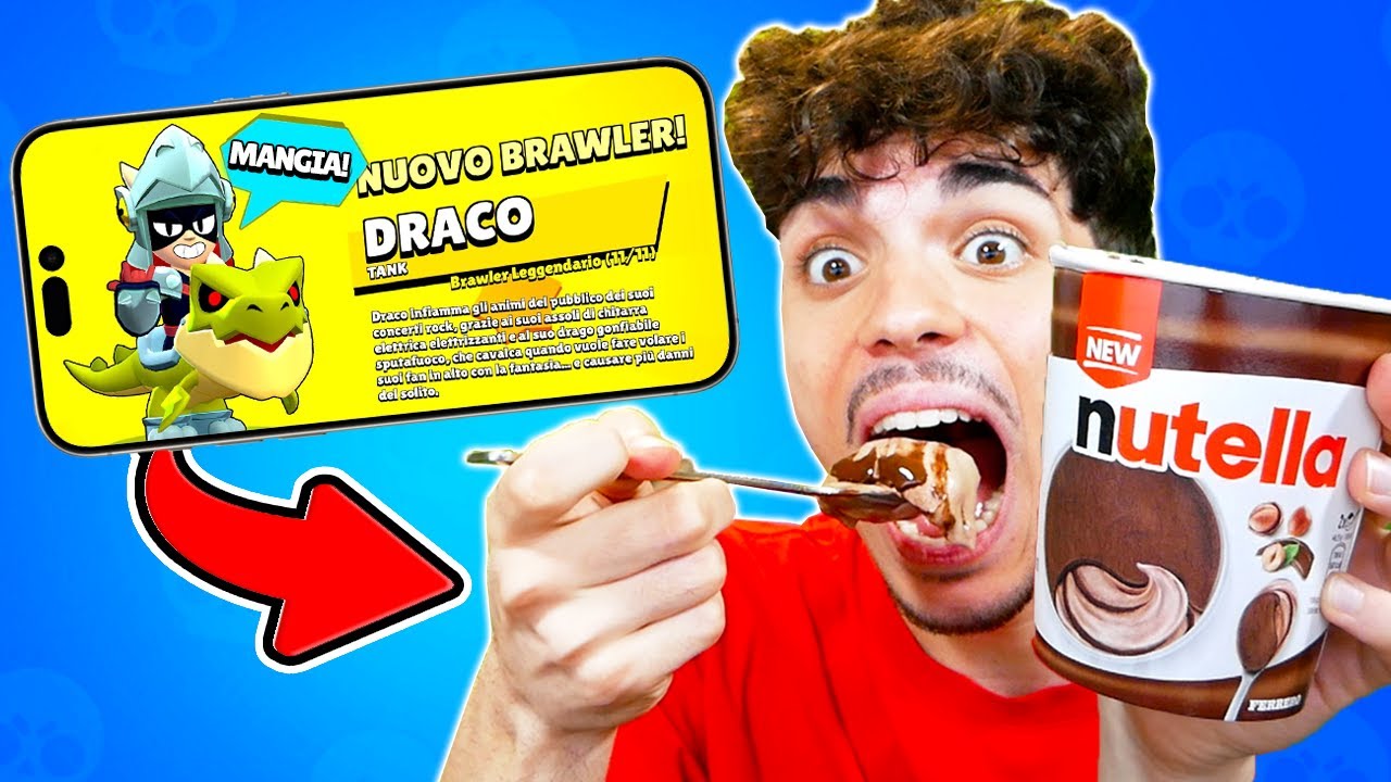 MANGIO IL GELATO NUTELLA PER OGNI BRAWLER TROVATO! (mi sento male?!)