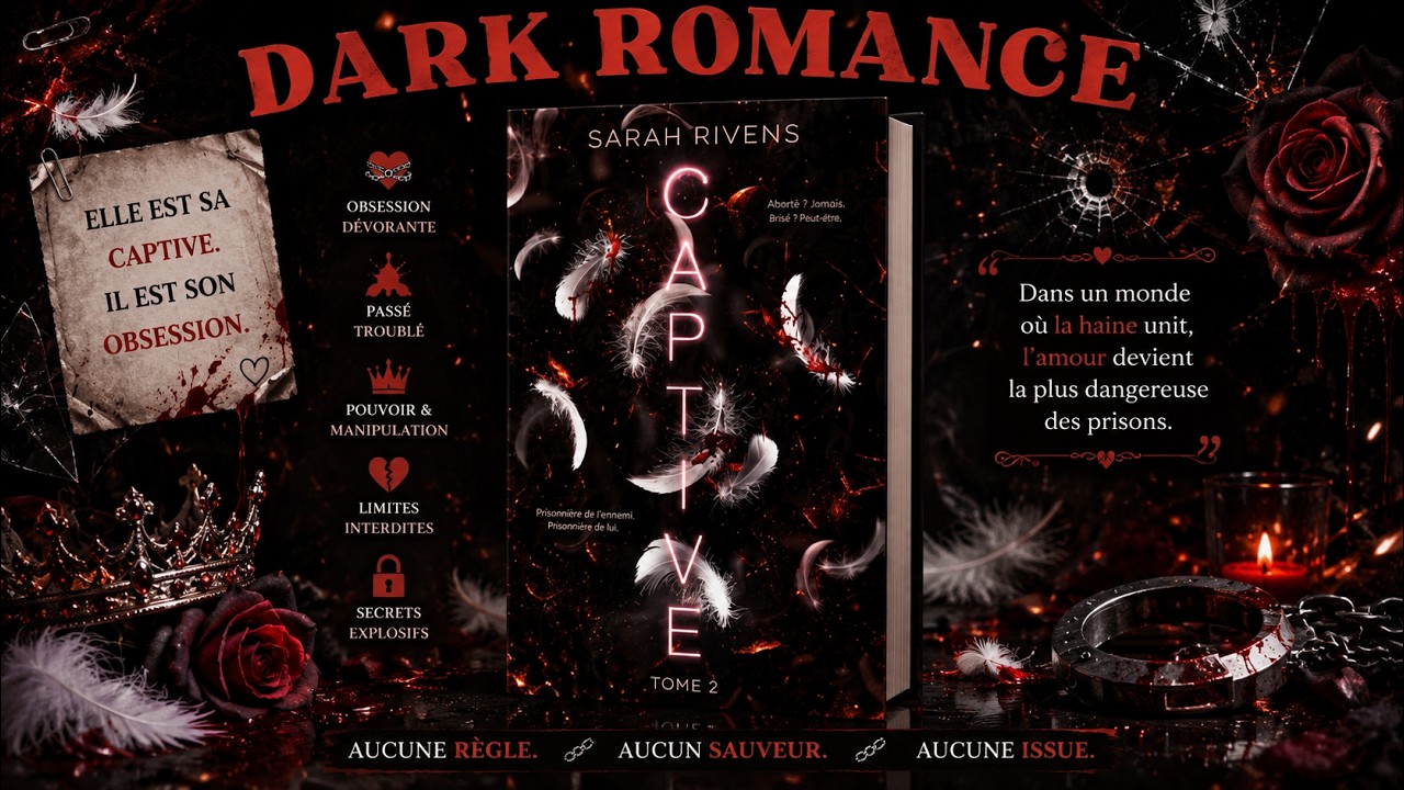 Captive tome 2  de Sarah RIVENS #passionlecture #passionlivres #booktubeuse #captive #livres