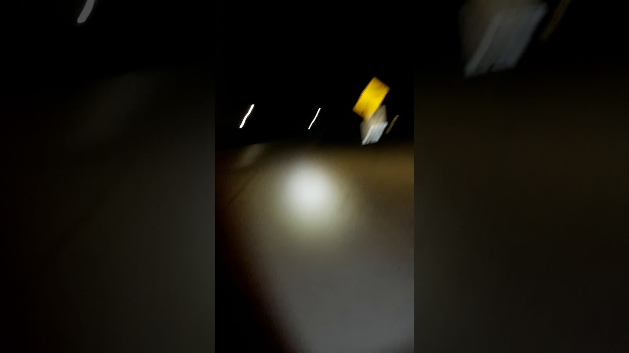 Testing a convoy c8 with zmo,  orange  peel reflector, 6-7135 chips  as a bike ride