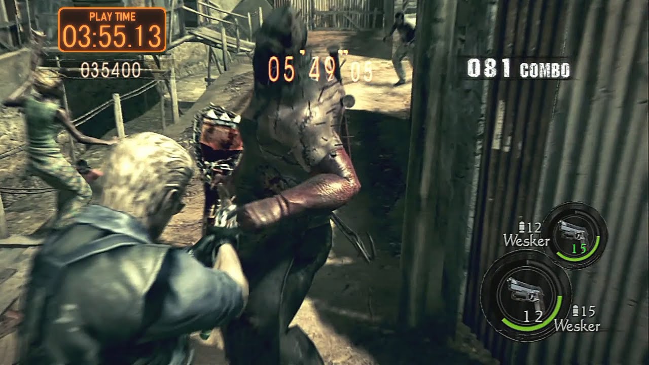 [PS3]バイオハザード5／RESIDENT EVIL 5：THE MERCENARIES #206 集会場 999k(13：34)