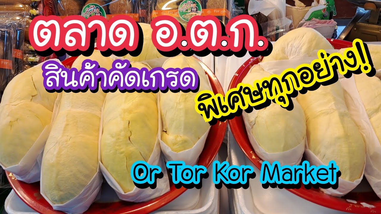 ตลาด อ.ต.ก. จตุจักร สินค้าคัดเกรด พิเศษทุกอย่าง!! ตลาดนี้มีแต่ของน่ากิน | Bangkok Street Food