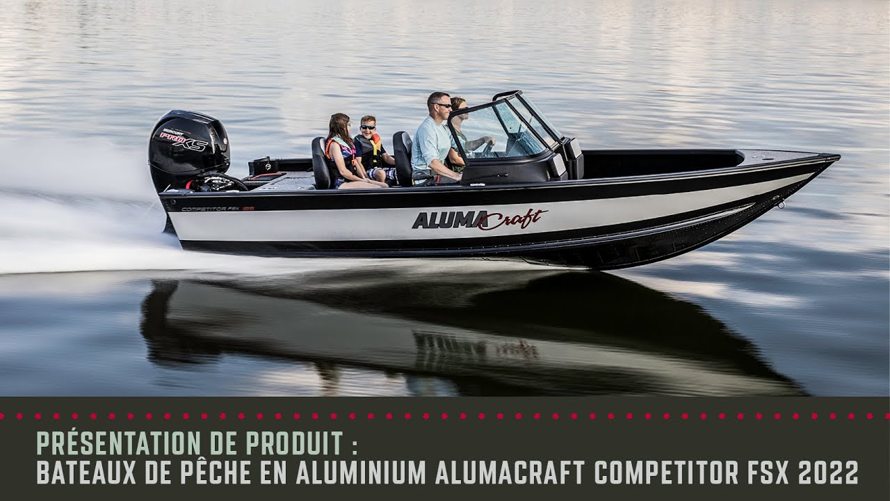 Présentation de produit : Bateaux de pêche en aluminium Alumacraft Competitor FSX 2022