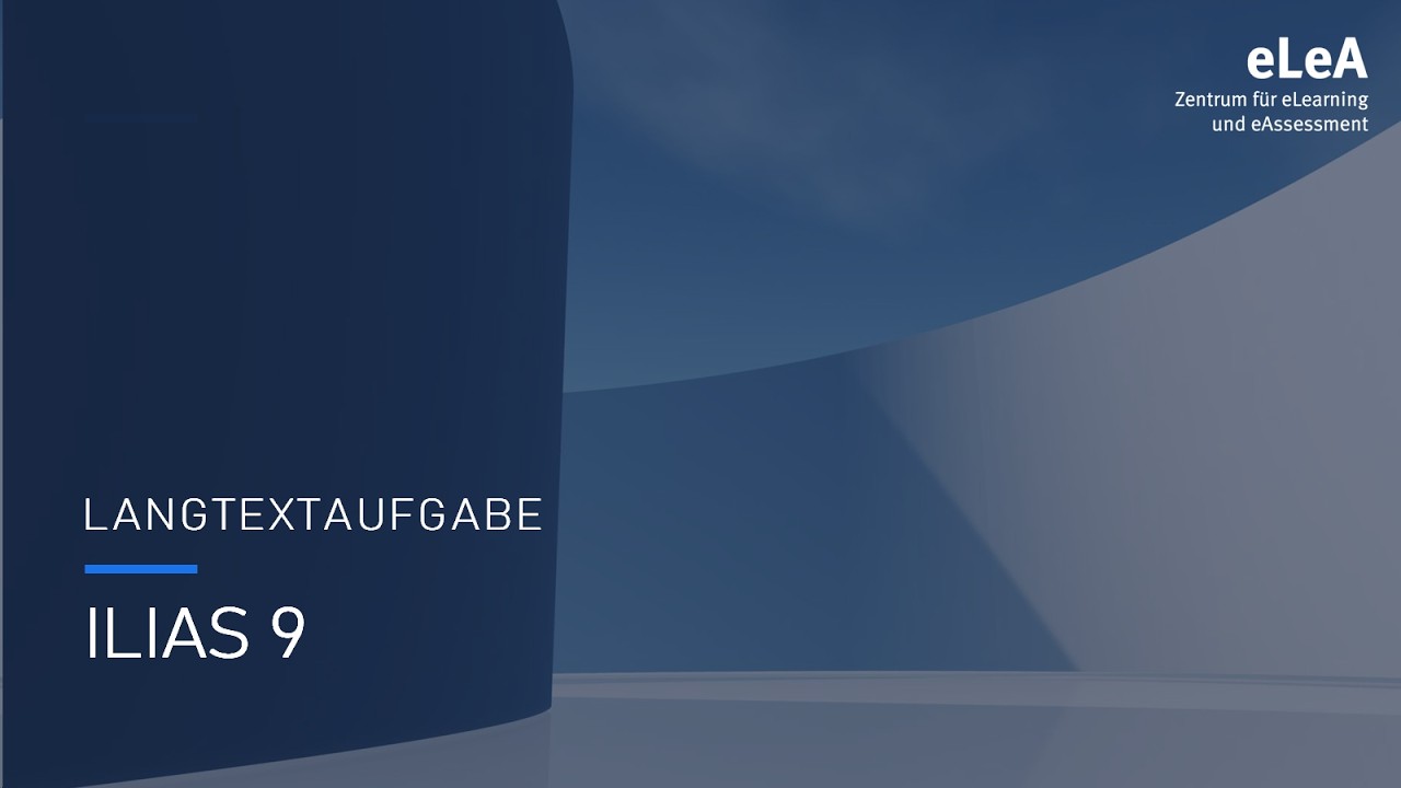 Ilias 9 - Langtextaufgabe
