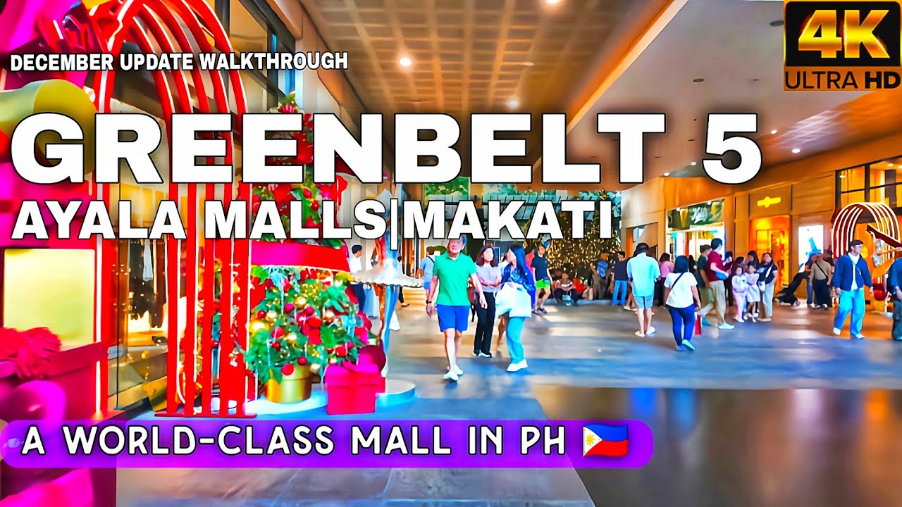 GREENBELT 5 MAKATI Walkthrough  2025 | Luxury Ayala Mall Tour In Ultra Clear 4K | Philippines 