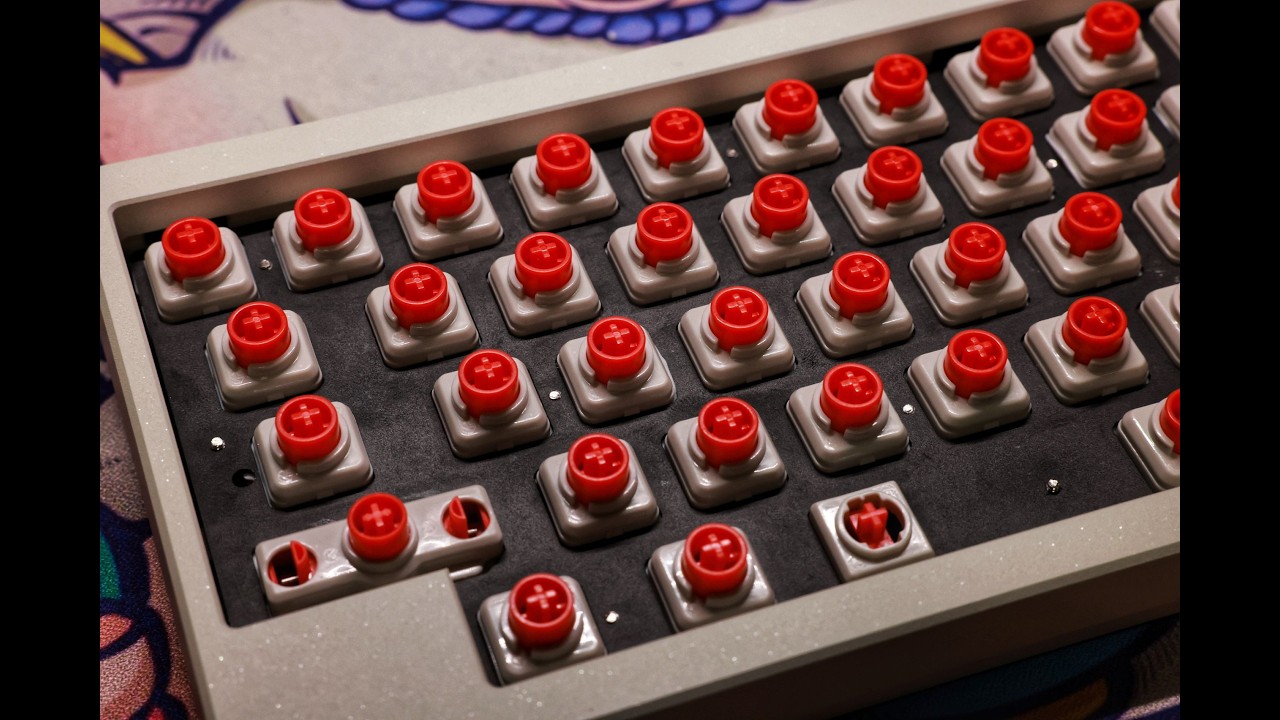 Dyancaps EC Materials-Keycaps Typing Test